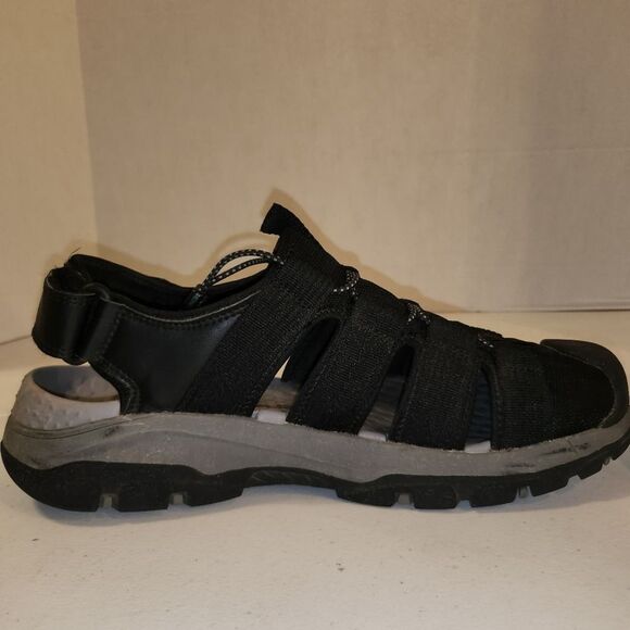 Skechers Men\'s Bump Toe Hiking Walking Sandals Black Sz 10 main image 5